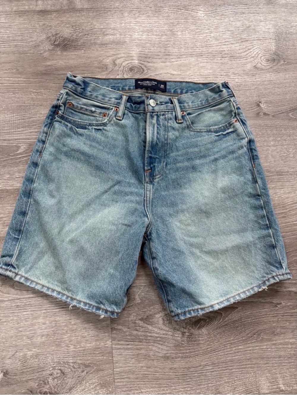 Abercrombie & Fitch Blue Denim Shorts
